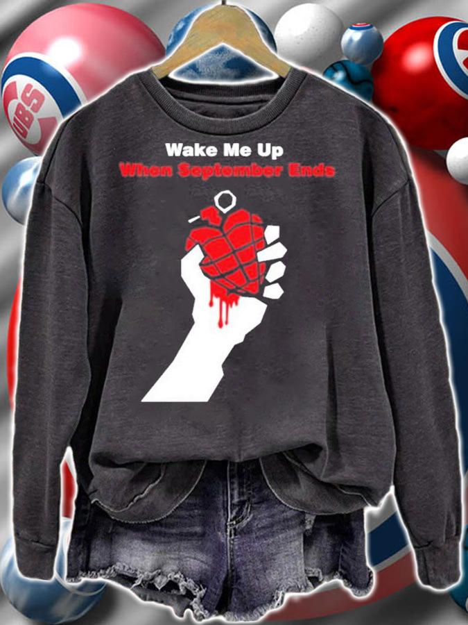 Wake Me Up When September Ends Band Song T-Shirt t-shirt sweatshirt