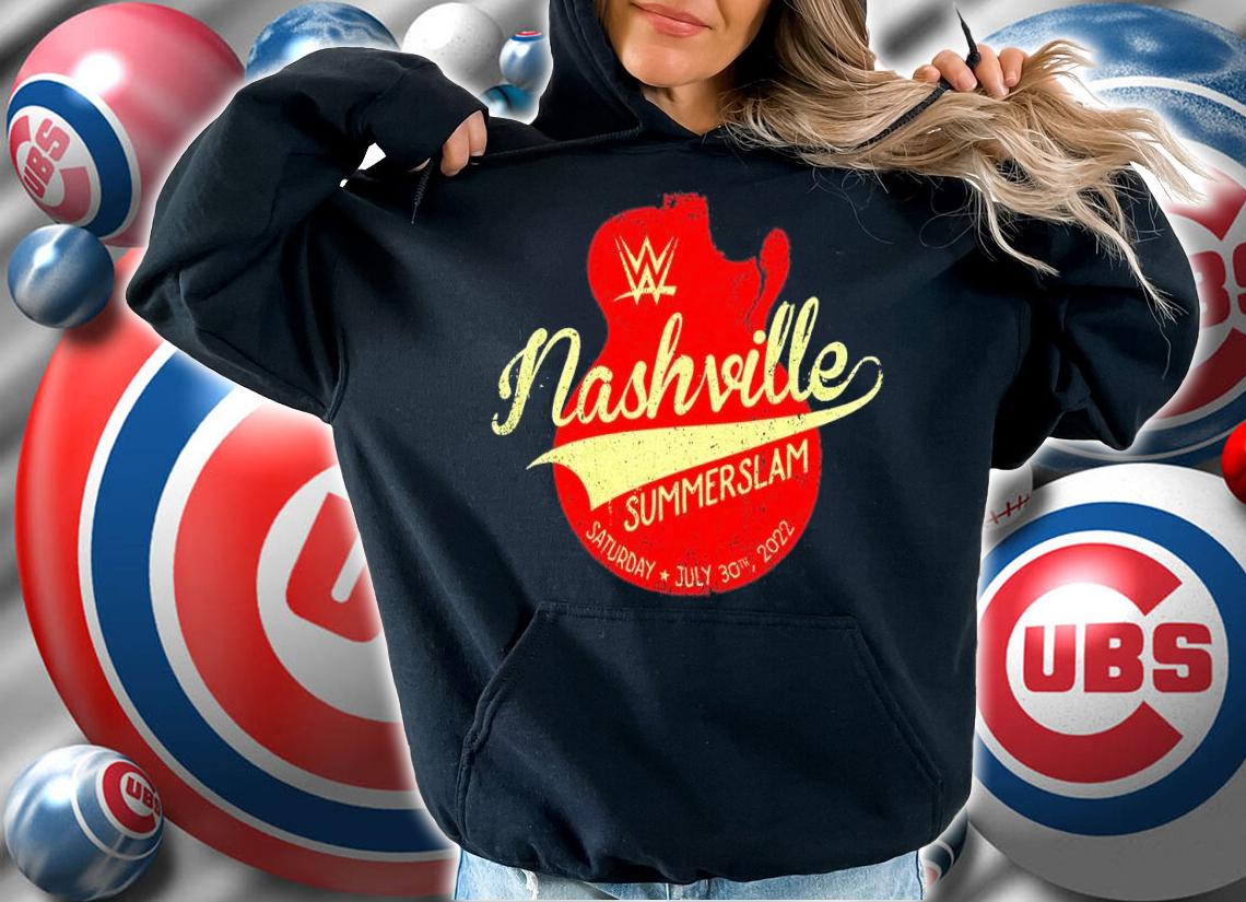 WWE SummerSlam 2022 Nashville Guitar shirt t-shirt hoodie
