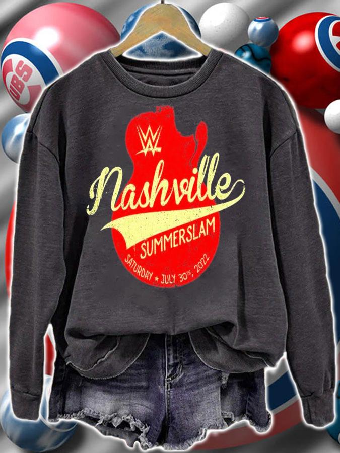 WWE SummerSlam 2022 Nashville Guitar shirt t-shirt sweatshirt