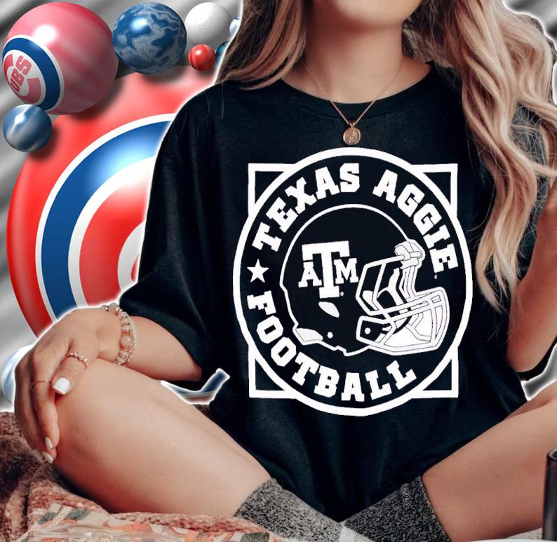 Texas A&M Football Helmet Comfort Wash Shirt t-shirt woman shirt