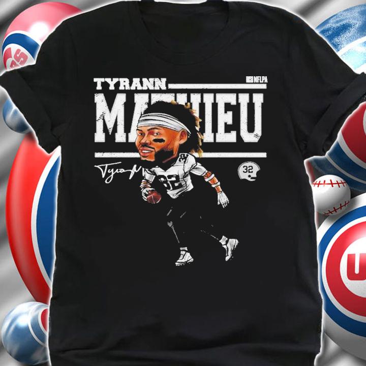 Tyrann Mathieu New Orleans Cartoon Football Signature Shirt t-shirt shirt