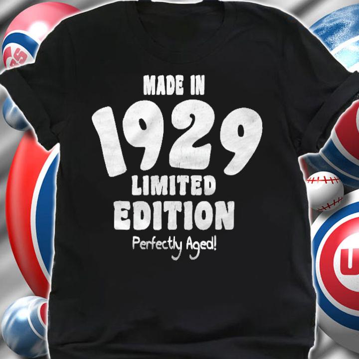 92Nd Birthday Gift Distressed Text 1929 T-shirt t-shirt