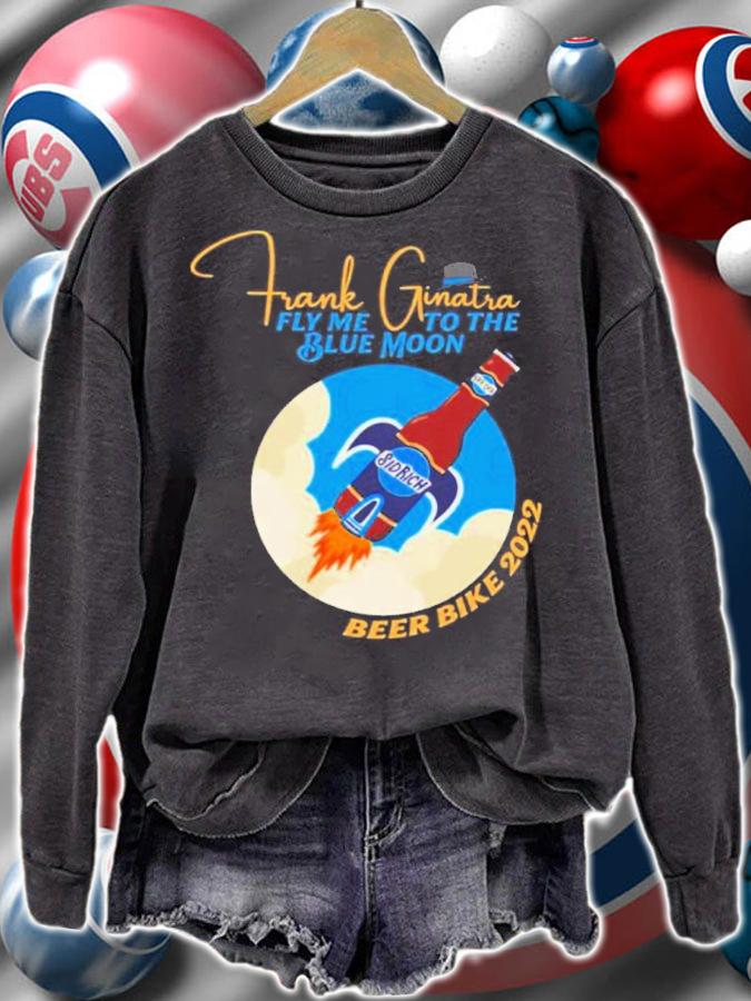 Adriana Amaris Savannah Parrot Frank Ginatra Fly Me To The Blue Moon Beer Bike 2022 Shirt t-shirt sweatshirt
