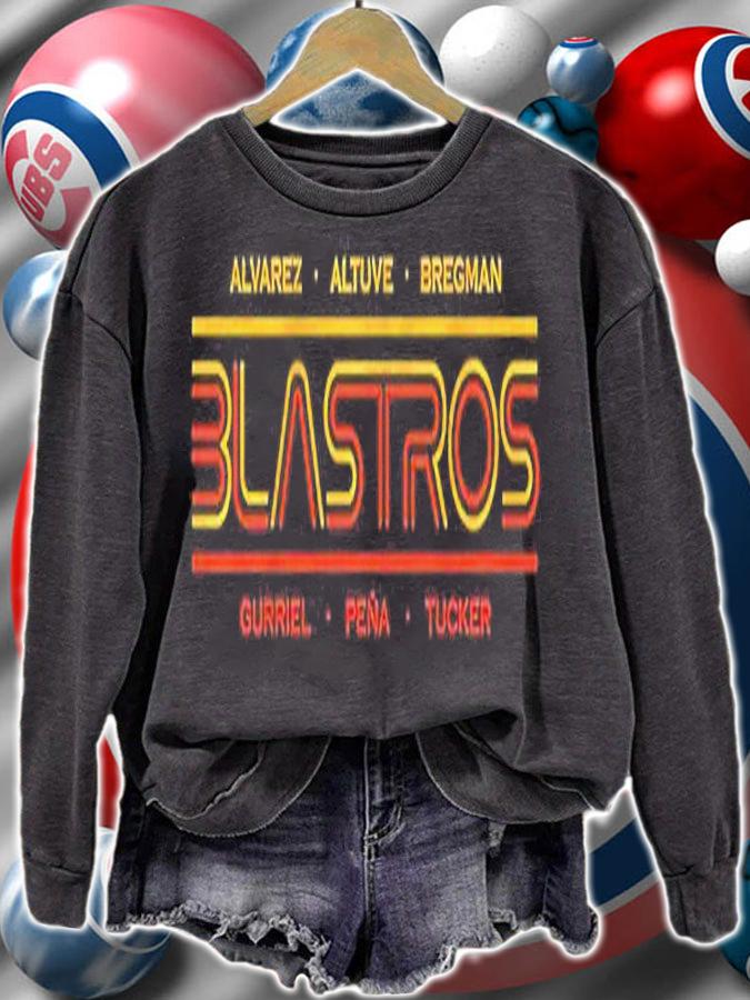 Alvarez Altuve Bregman Gurriel Pena Tucker Houston Blastros T-Shirt t-shirt