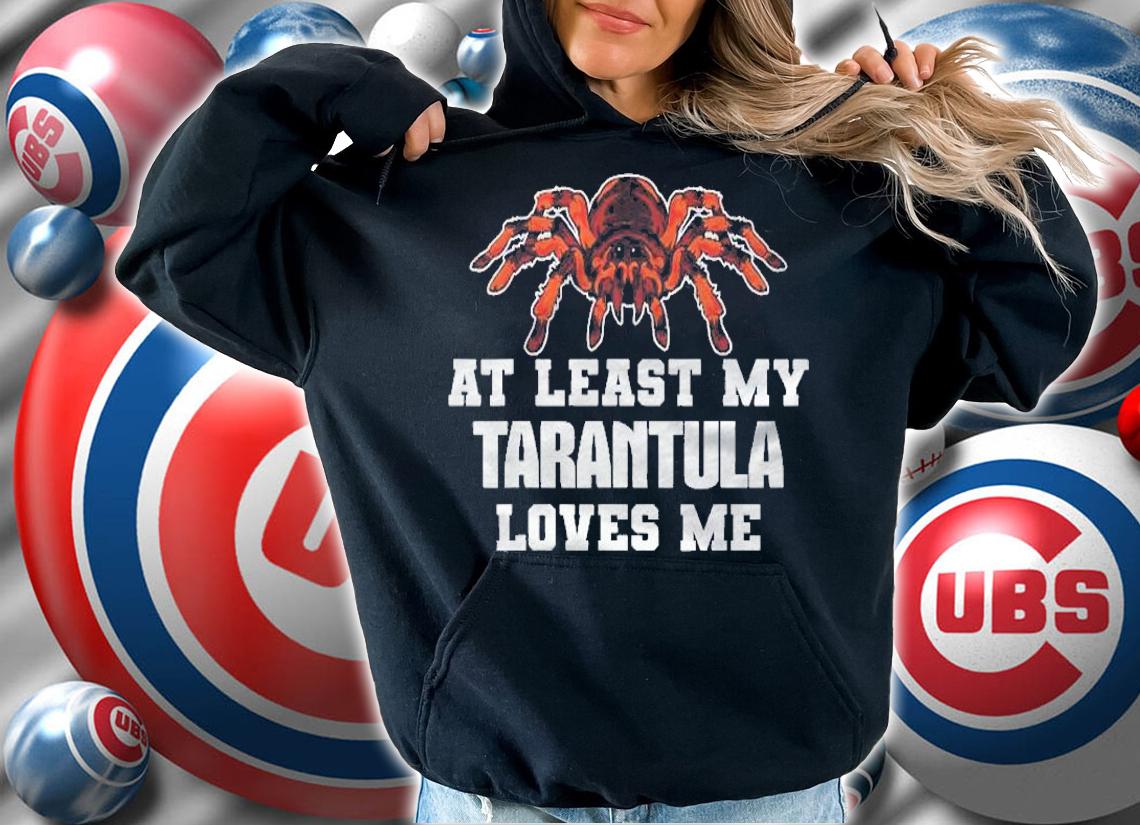 At Least My Tarantula Loves Me Funny Spider Tarantula Shirt t-shirt