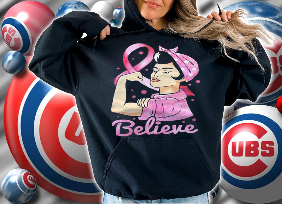 Awareness Breast Cancer Warrior Believe Pink Ribbon Optimist Shirt t-shirt