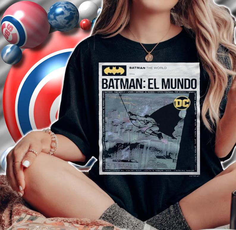 Batman The World Spain comic T-shirt t-shirt