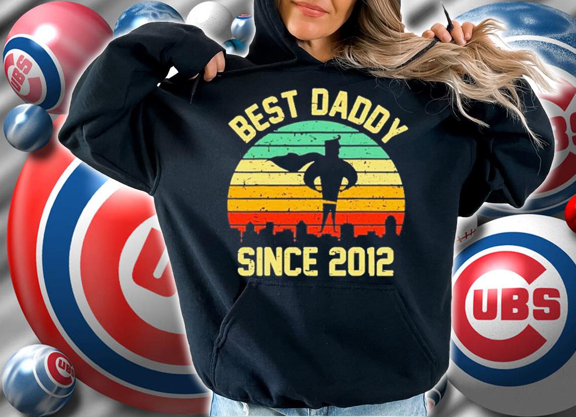 Best Dad Since 2012 Hero Super Father Birthday Vintage Shirt t-shirt