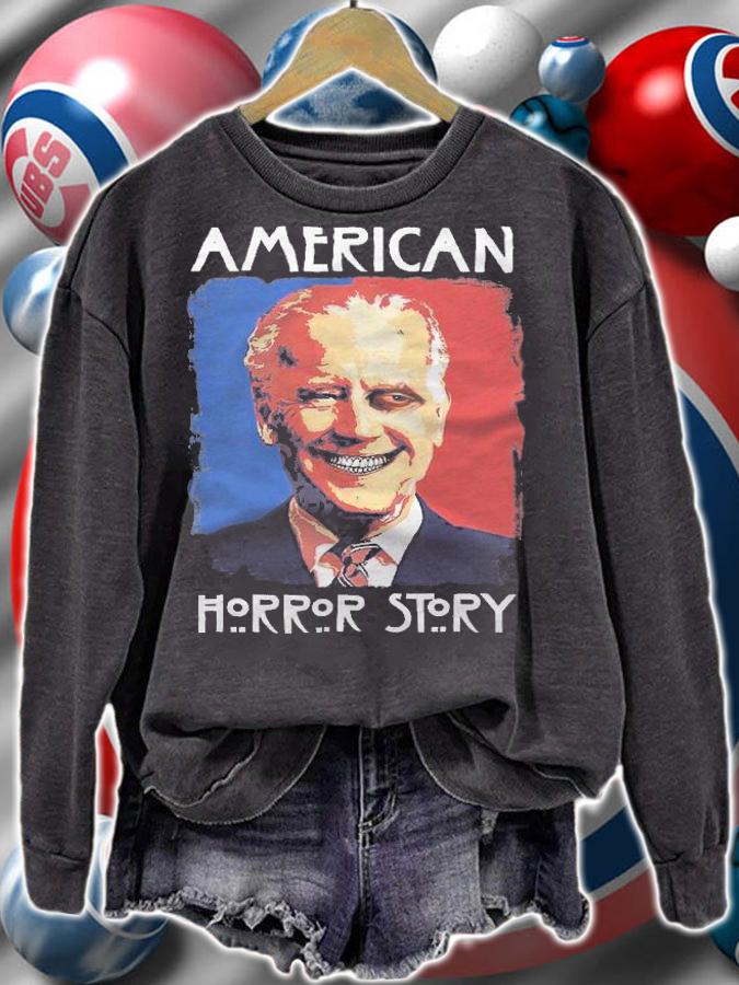 Biden American Horror Story Halloween Vintage Design T-Shirt t-shirt