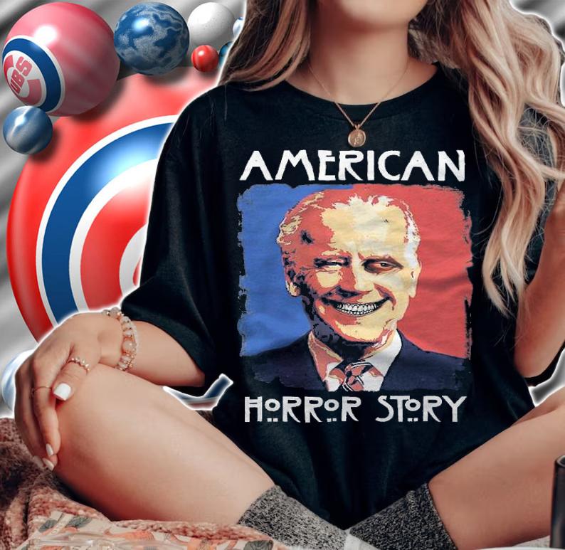 Biden American Horror Story Halloween Vintage Design T-Shirt t-shirt