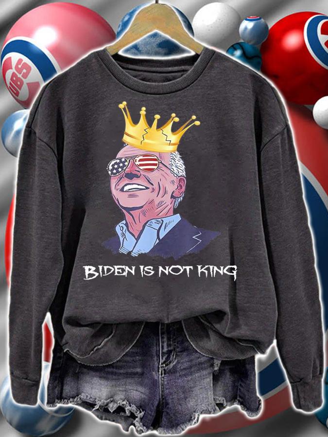 Biden Is Not King Biden Sunglasses T-Shirt t-shirt sweatshirt