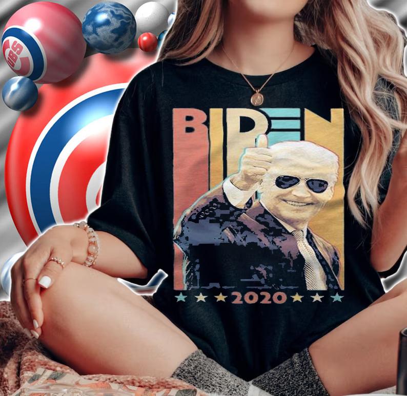 Biden President Poster Vintage T-Shirt t-shirt woman shirt