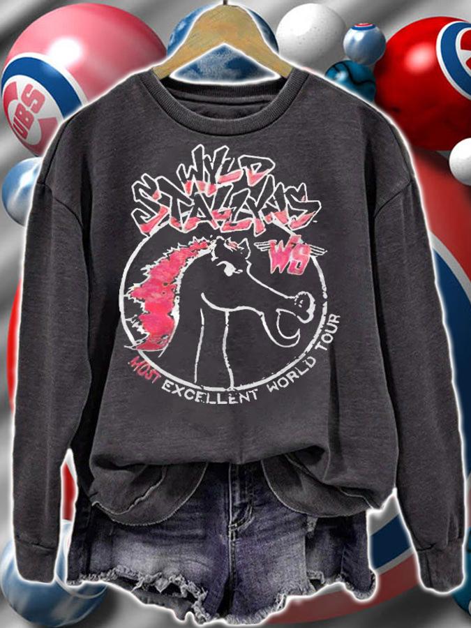 Bill and Ted Wyld Stallyns Most Excellent World Tour T-shirt t-shirt sweatshirt