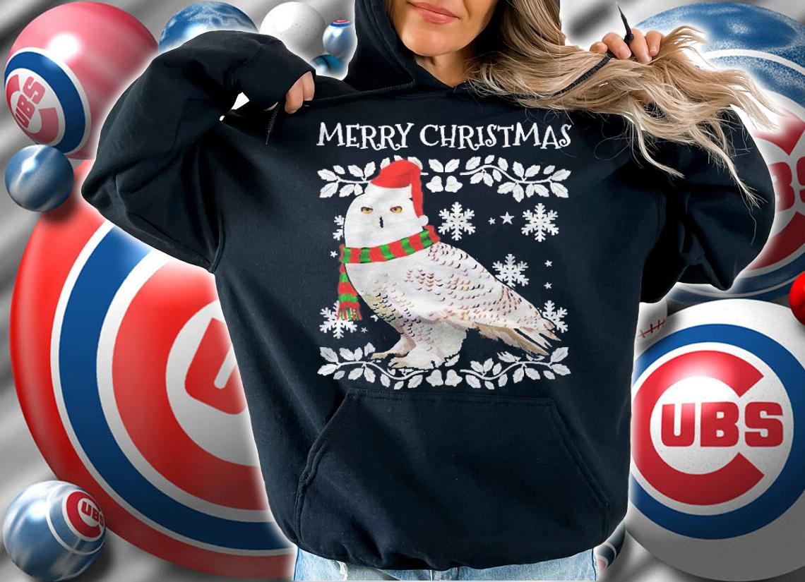 Bird Merry Christmas Ornament Snowy Owl Ugly Xmas Shirt t-shirt