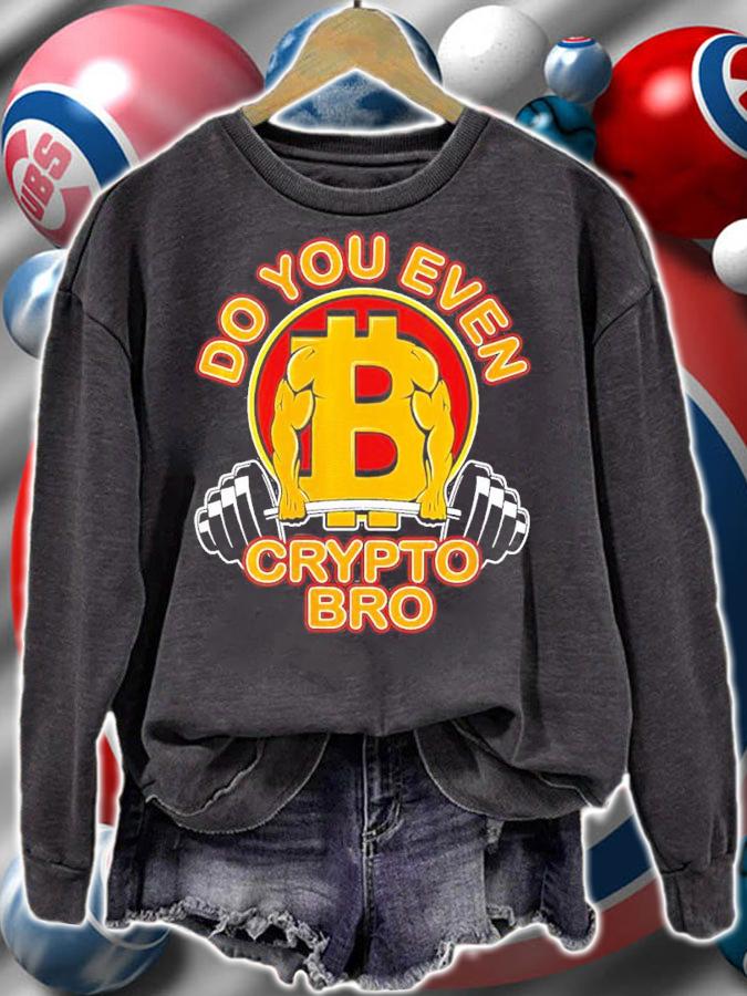 Bitcoin Coin Miner Weightlifting Do You Even Crypto Bro Shirt t-shirt