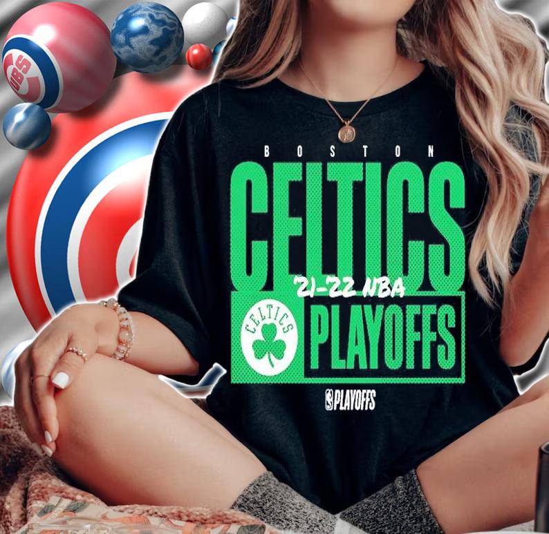 Boston Celtics 2022 NBA Playoffs Dunk T-Shirt t-shirt woman shirt