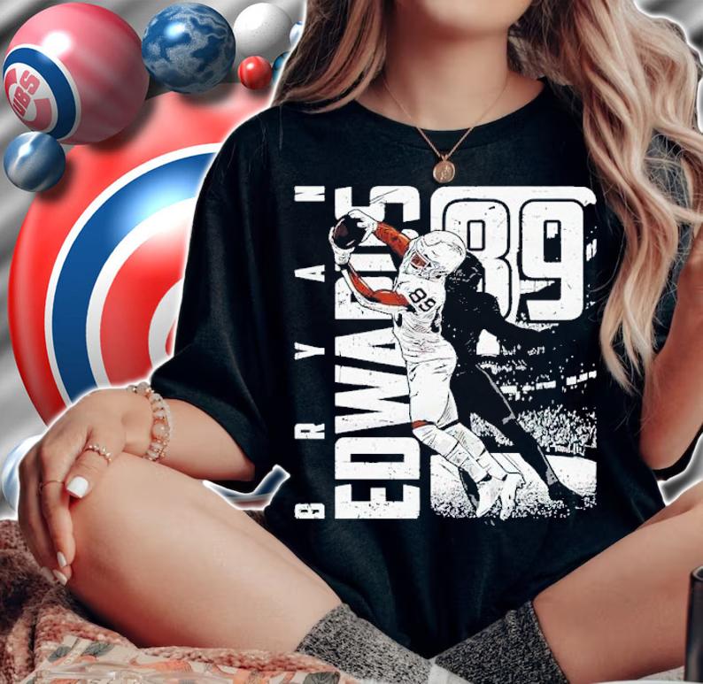 Bryan Edwards Las Vegas Vertical Las Vegas Football Shirt t-shirt