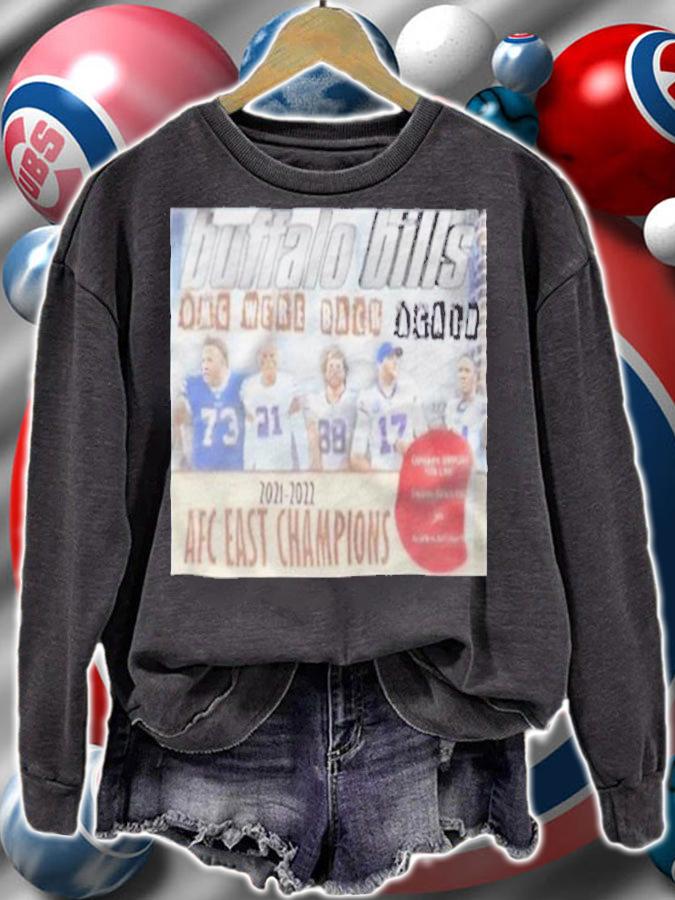 Buffalo Bills Omg We're Back Again 2021-2022 Afc East Champions T-shirt t-shirt