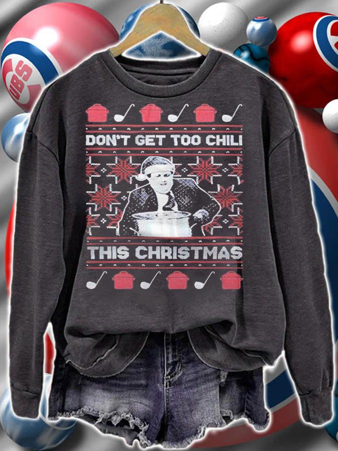 Kevin Malone Don't Get Too Chili Tacky Christmas Shirt t-shirt