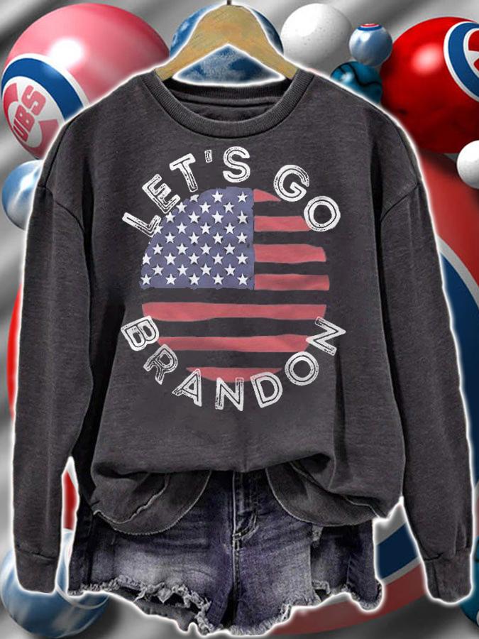Let's Go Brandon Liberal Impeach Star Circle Flag T-Shirt t-shirt