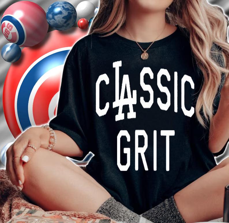 Los Angeles Dodgers classic grit T-shirt t-shirt