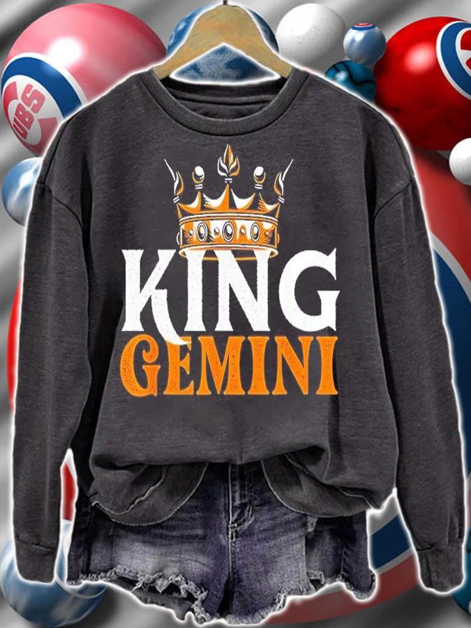 Crown King Gemini T-Shirt t-shirt sweatshirt
