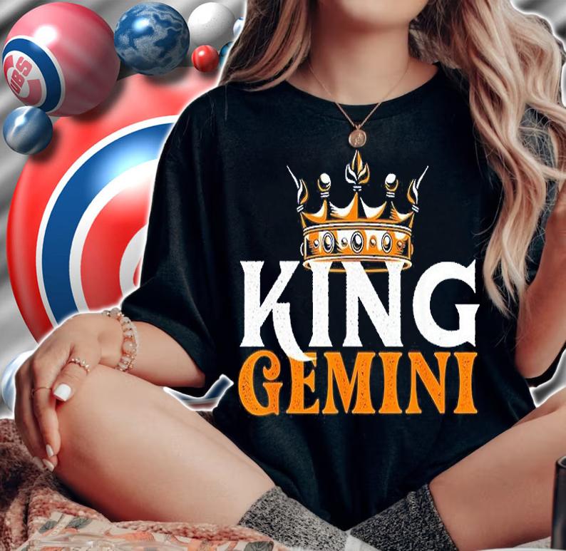 Crown King Gemini T-Shirt t-shirt woman shirt