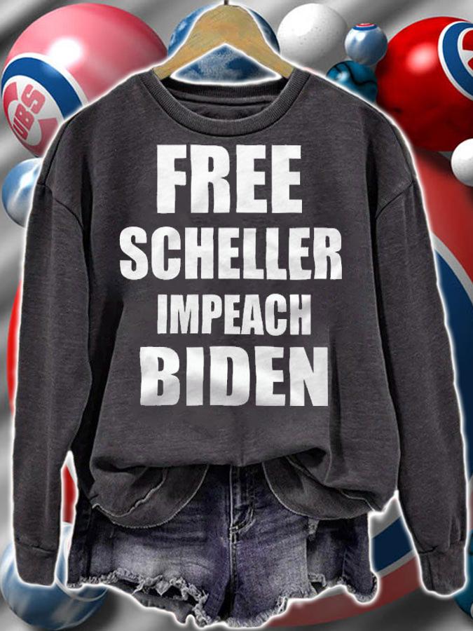 Free Scheller Impeach Joe Biden T-Shirt t-shirt sweatshirt