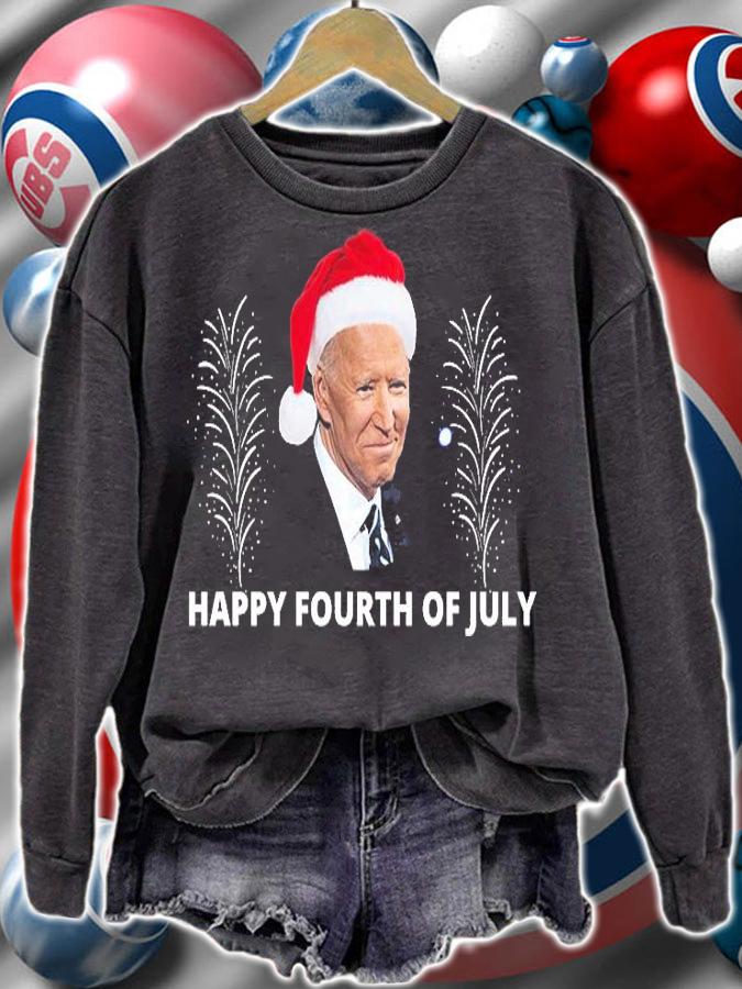 Happy Fourth Of July Biden Christmas Funny Joe Biden T-Shirt t-shirt