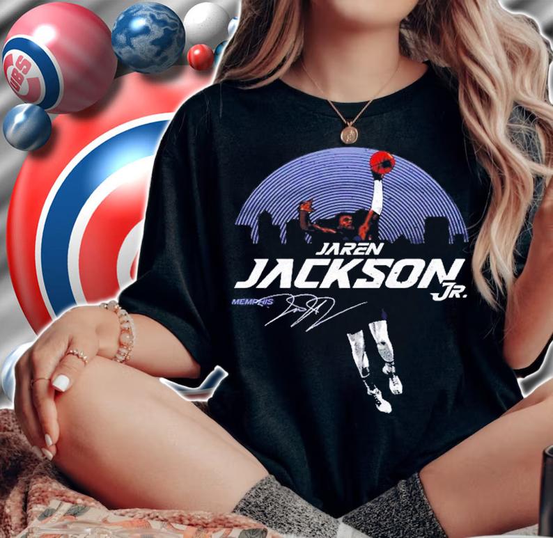 Jaren Jackson Jr. Memphis Skyline Basketball Shirt t-shirt woman shirt