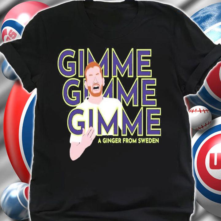 Official Dejan Kulusevski Gimme A Ginger From Sweden Shirt t-shirt