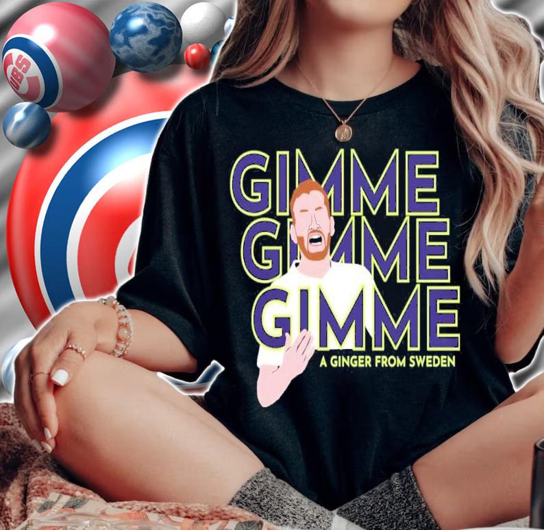 Official Dejan Kulusevski Gimme A Ginger From Sweden Shirt t-shirt