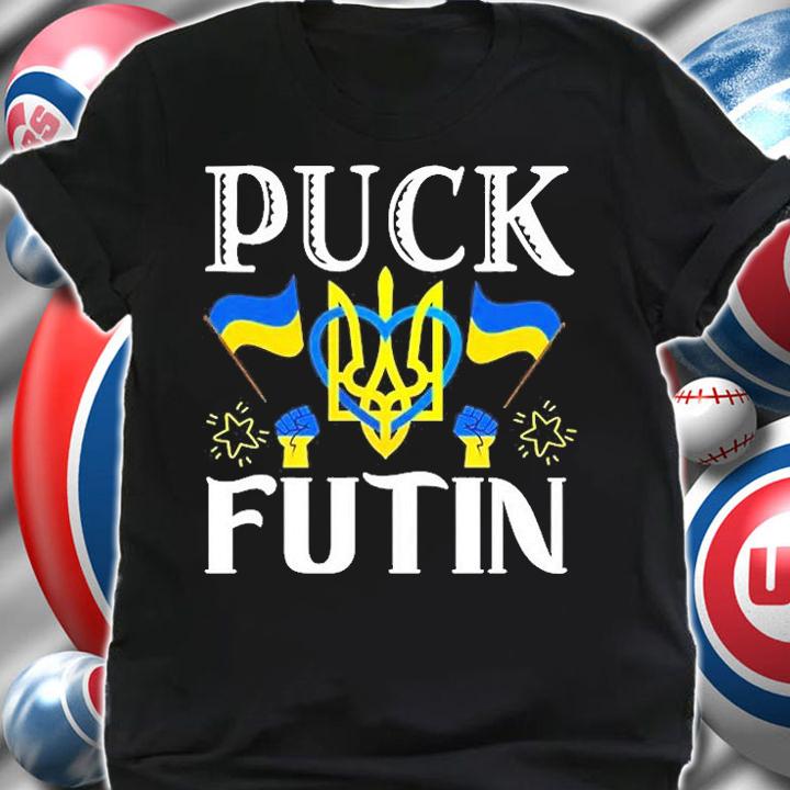 Puck Futin Pro Ukraine Anti Russia T-Shirt t-shirt shirt