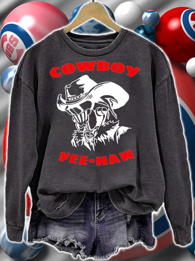 Shark Robot Merch Cowboy Yeehaw Shirt t-shirt