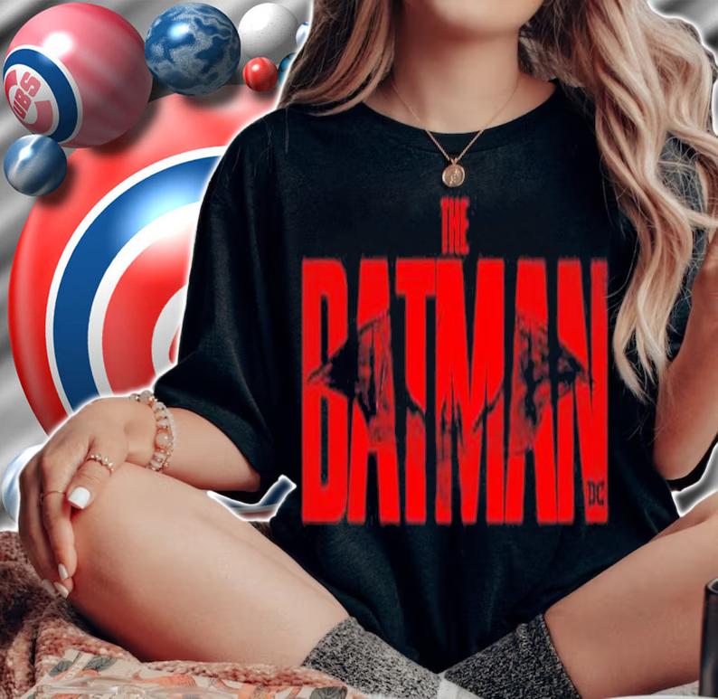 The Batman 2022 Movie Logo Shirt t-shirt woman shirt
