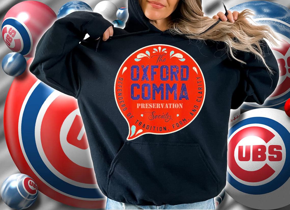 The Oxford Comma Preservation Society Team Oxford Vintage 2022 T-Shirt t-shirt hoodie