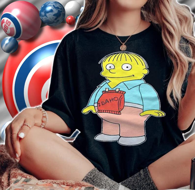 The Simpson Ralph Wiggum Idaho T-shirt t-shirt woman shirt