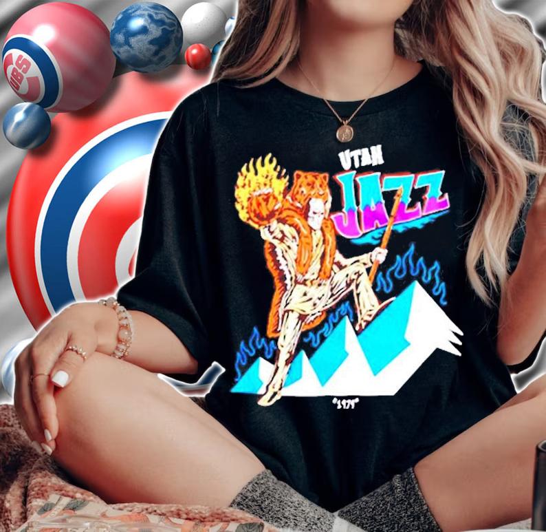 Utah Jazz X Warren Lotas T-Shirt t-shirt woman shirt