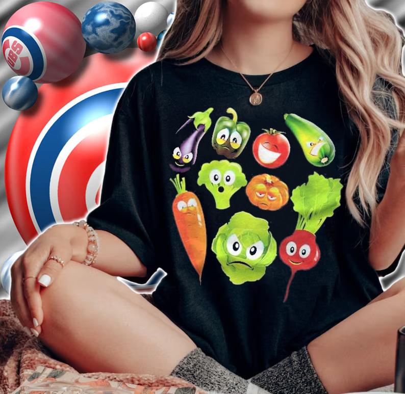 Vegetables Cute Veggie Vegan Lovers Gift Shirt t-shirt woman shirt