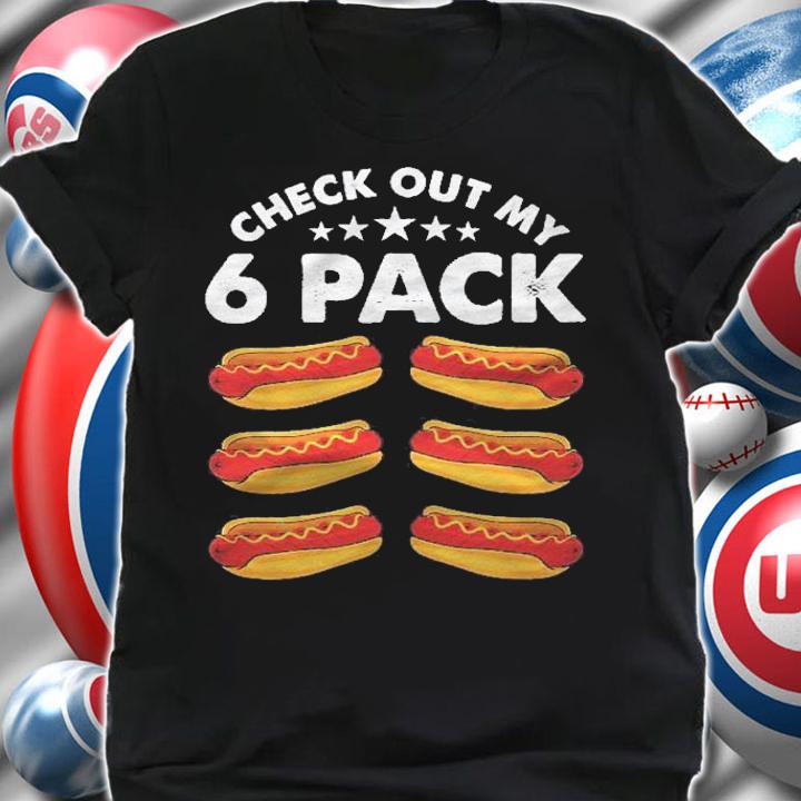 Check Out My Six Pack Funny Hot Dog Shirt t-shirt