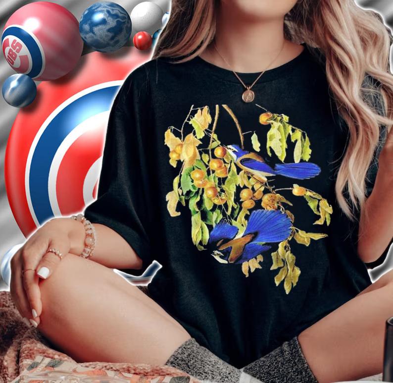Florida Jay Audubon Bird Lover Shirt t-shirt woman shirt