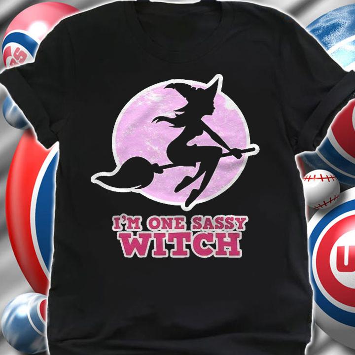 Im One Sassy Witch For Girls  Pink Witch Halloween Shirt t-shirt shirt