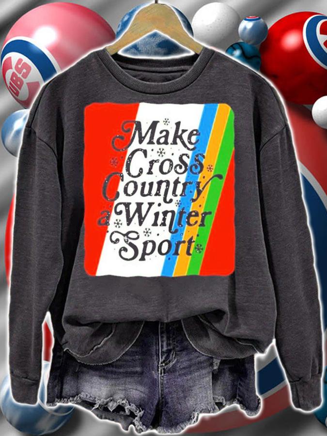 Kyle Merber Make Cross Country A Winter Sport Shirt t-shirt sweatshirt