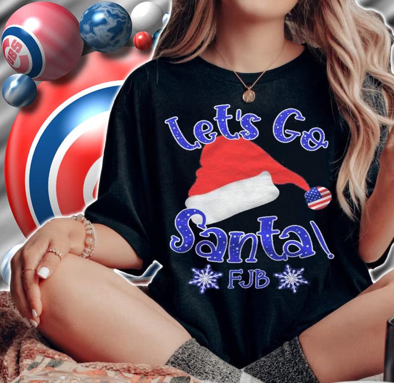 Lets Go Brandon Lets Go Santa Christmas Eve Holiday Shirt t-shirt