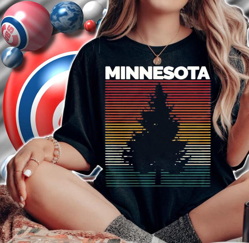 Minnesota Vintage Outdoors Sunset Souvenir T-Shirt t-shirt woman shirt