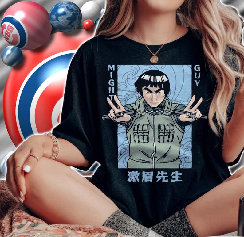Naruto Shippuden Might Guy fight T-shirt t-shirt