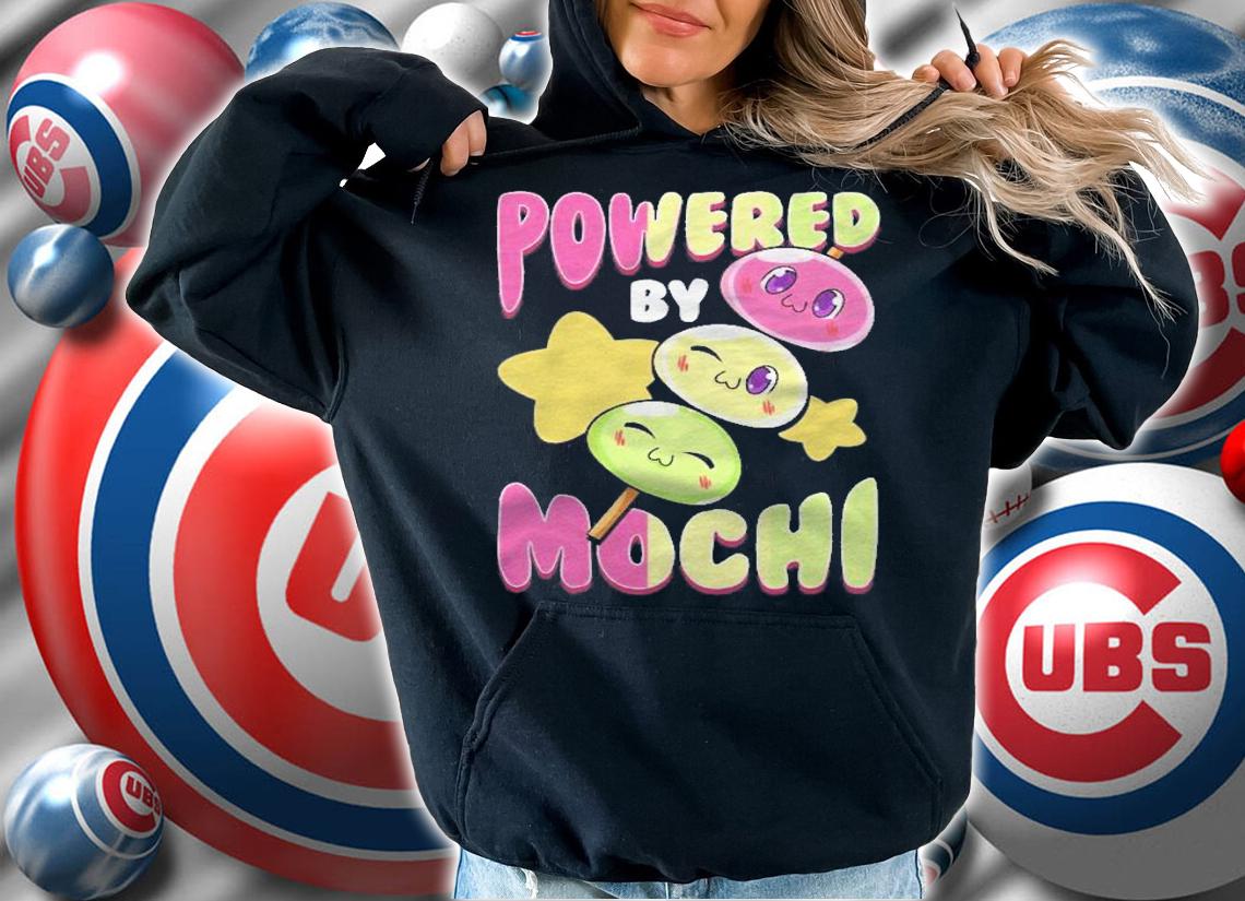 Powered By Mochi Japanese Rice Cake Mochigome Cute shirt t-shirt hoodie