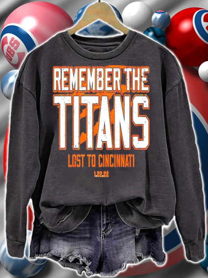 Remember The Titans Lost To Cincinnati Shirt t-shirt