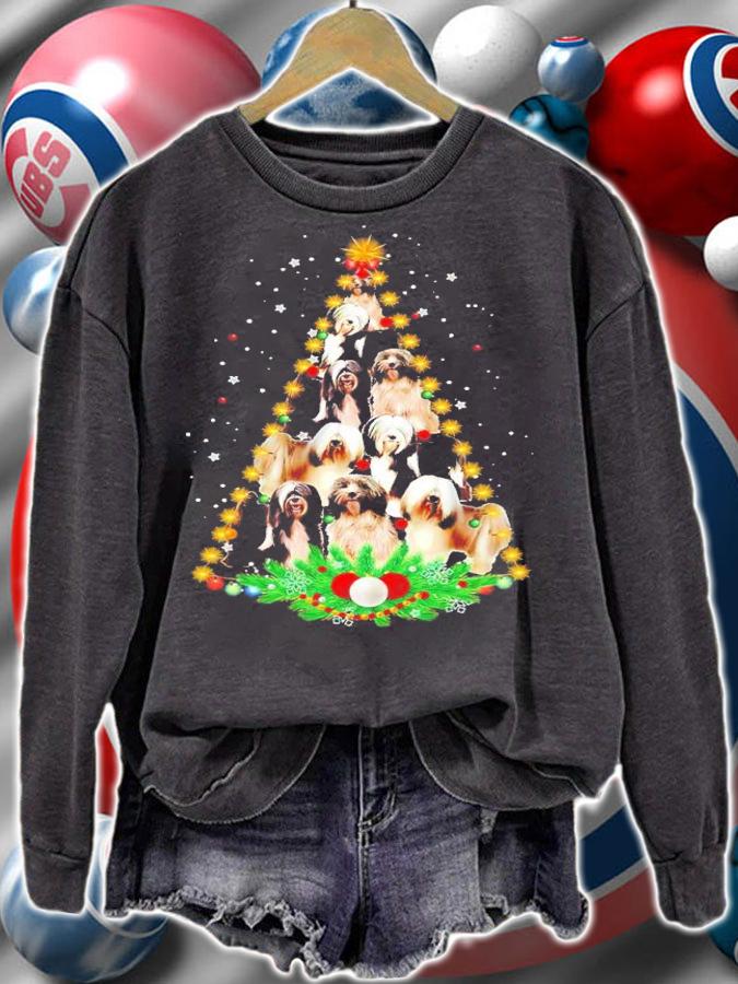Terrier Christmas Tree Shirt t-shirt sweatshirt