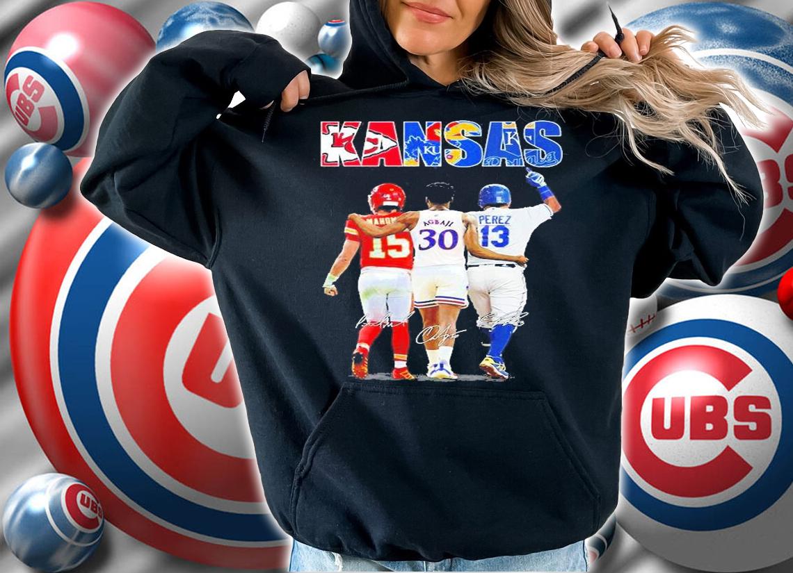Kansas Sport Teams Mahome Agbaji Perez MVP Signatures T-Shirt t-shirt hoodie